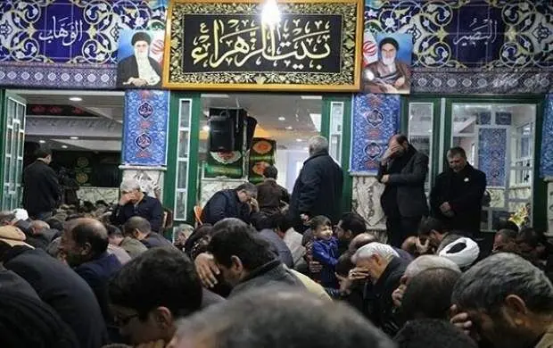 تصاویر جدید از پسر کوچک سردار سلیمانی در یک مراسم| شب متفاوت بیت الزهرای حاج قاسم
