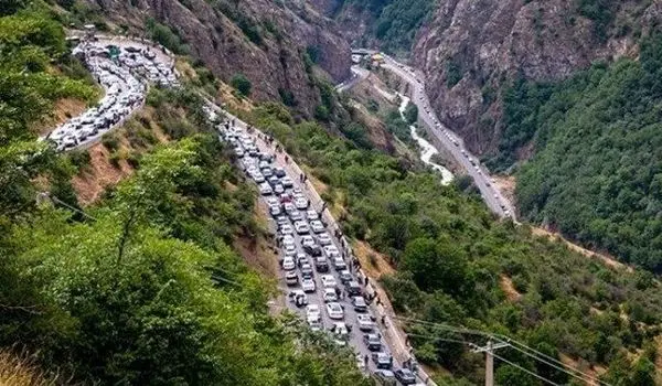 جاده‌های شمال پرترافیک است/ تردد دوطرفه شد