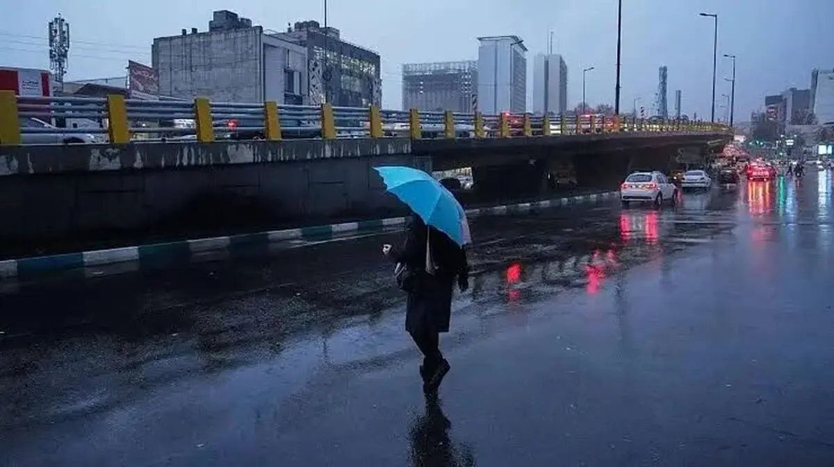 بارش باران در تهران از بعد از ظهر امروز شروع می شود
