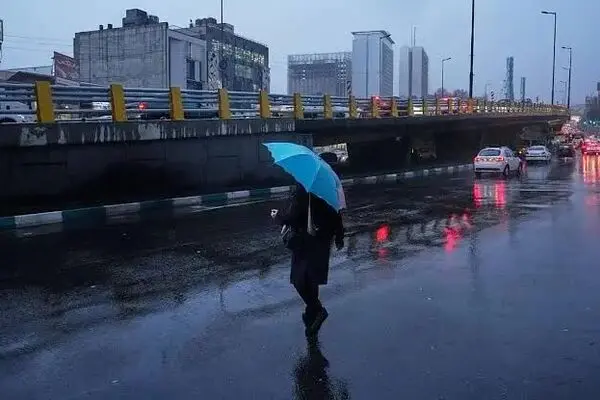 بارش باران در تهران از بعد از ظهر امروز شروع می شود