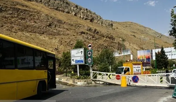 جاده چالوس از ساعت ۱۴ یکطرفه می شود
