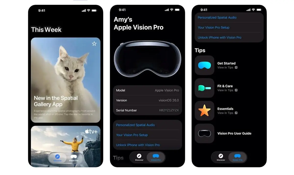 با اپلیکیشن اختصاصی ویژن پرو برای آیپد مدیریت محتوای فضایی آسان‌تر می‌شود
