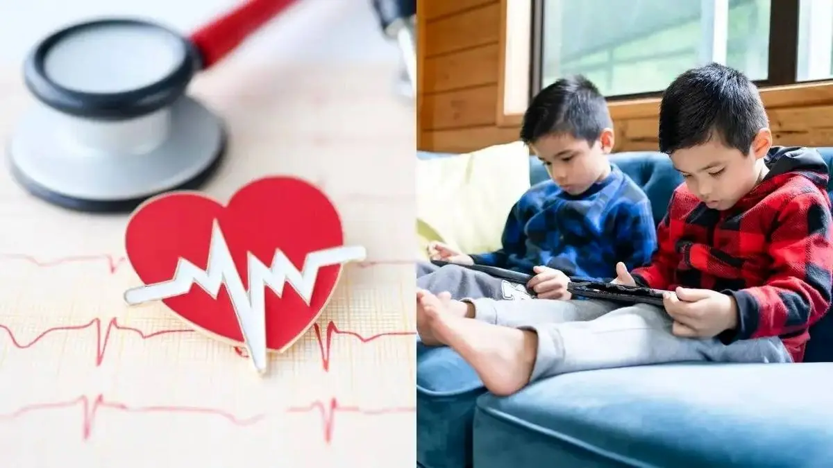 هشدار؛ استفاده زیاد از گوشی و تلویزیون برای سلامت قلب کودکان مضر است