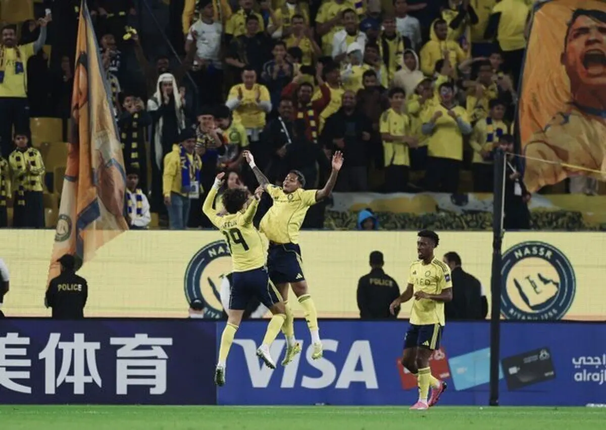 اختلاف النصر و رونالدو با سطر جدول کم شد
