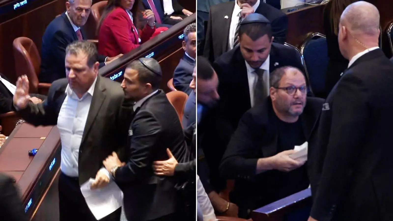 دو عضو کنست که در جریان سخنرانی ترامپ اخراج شدند، چه کسانی بودند؟