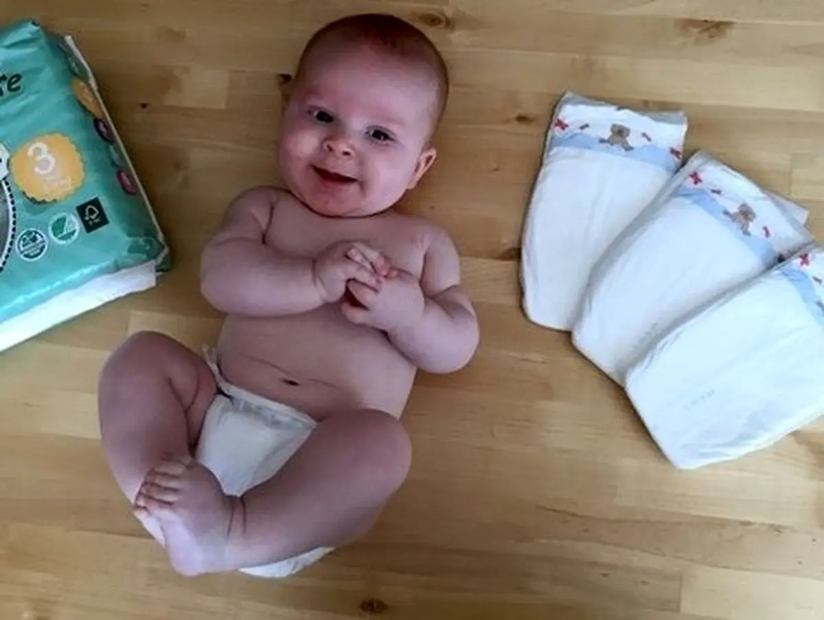 کار مردم به خرید قسطی پوشک بچه رسید
