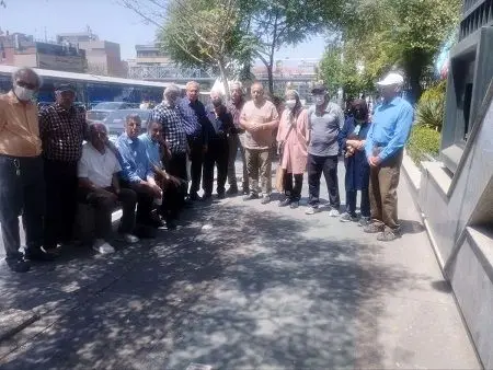 تجمع بازنشستگان تامین اجتماعی در چند شهر + عکس
