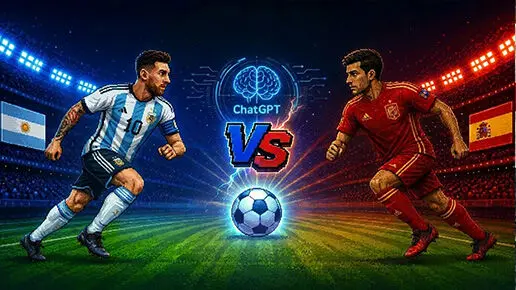 پیش بینی نتیجه بازی فینال اسپانیا و آرژانتین در جام جهانی ۲۰۲۶ توسط ChatGPT