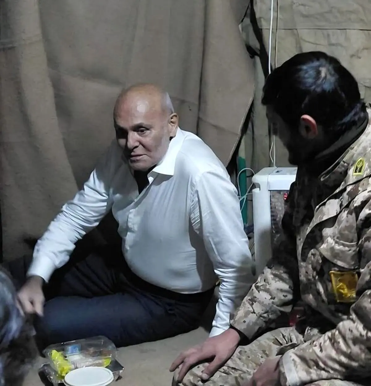 جمشید هاشم‌پور در ایست بازرسی پایتخت
