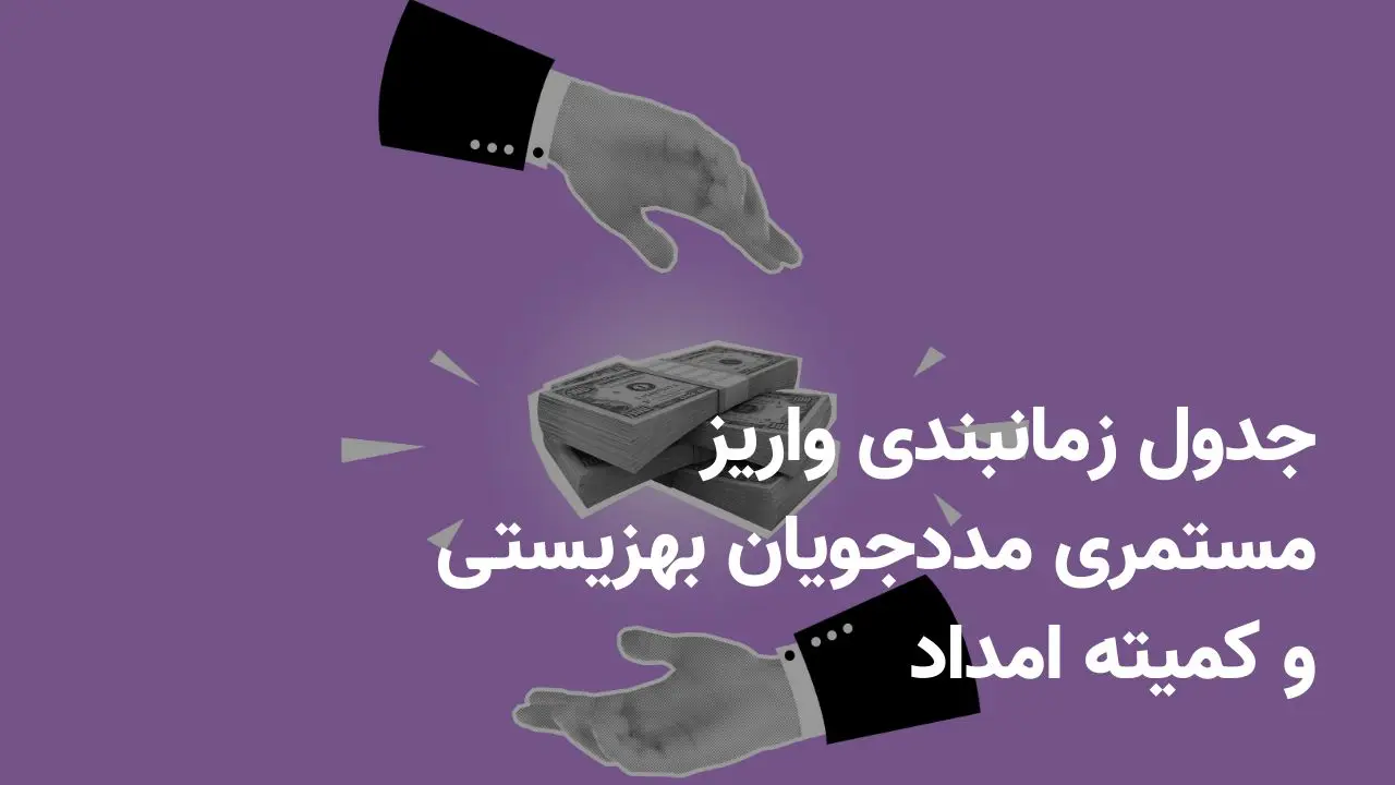 جدول زمانبندی واریز مستمری مددجویان بهزیستی و کمیته امداد بانک رفاه در فروردین ۱۴۰۴