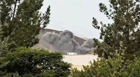 فیلم لحظه حمله اسرائیل به شهر موشکی ایران