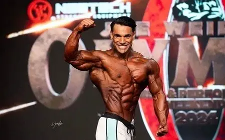 علی بلال نایب‌قهرمان مسترالمپیا ۲۰۲۵ شد + عکس